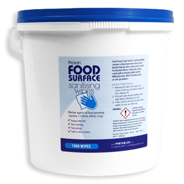 PN106 Food Surface Wipes 1000 sheet Bucket