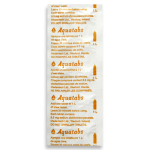 PN522 Aquatabs 8.5mg Water Treatment Tablets