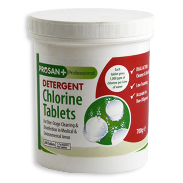 Prosan Detergent Chlorine Tablets 200 per pot