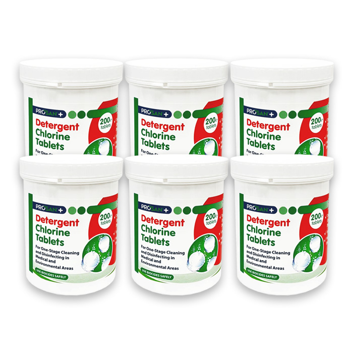 PN539 Prosan Detergent Chlorine Tablet Tub x6
