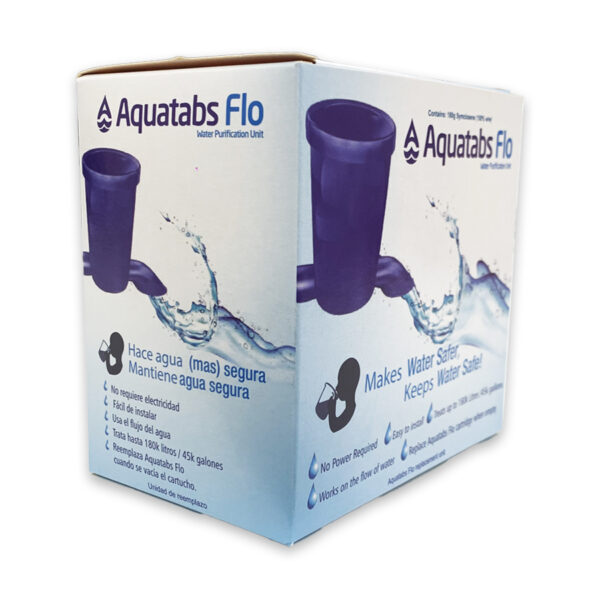 PN562 Aquatabs Flogenic Water Unit Cartridge Refill Side View