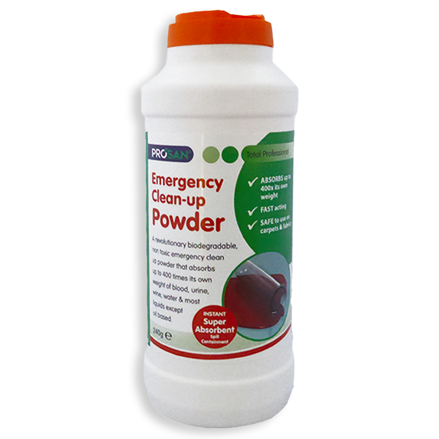 Blood & Urine Spillage Super Absorbent Powder - hygiene4less
