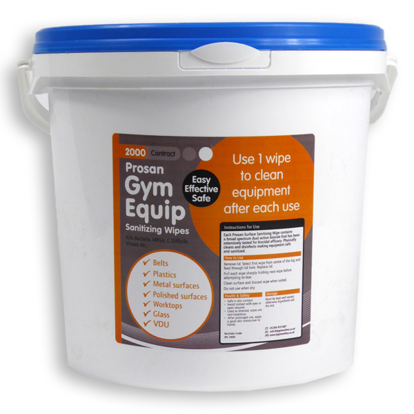 PN1000 2000 sheet Gym Wipes Bucket