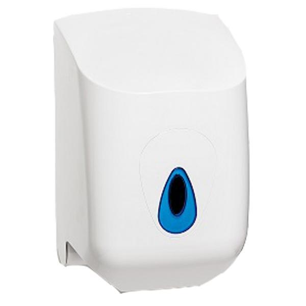 Centrefeed Roll Dispenser - suits 60mm core products, White or Blue.