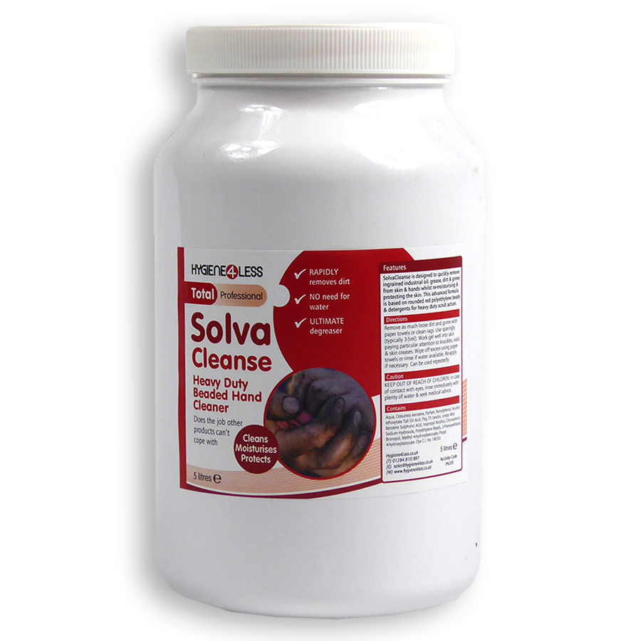 Solva Cleanse Hand Cleaner - 2.5L & 5L - hygiene4less
