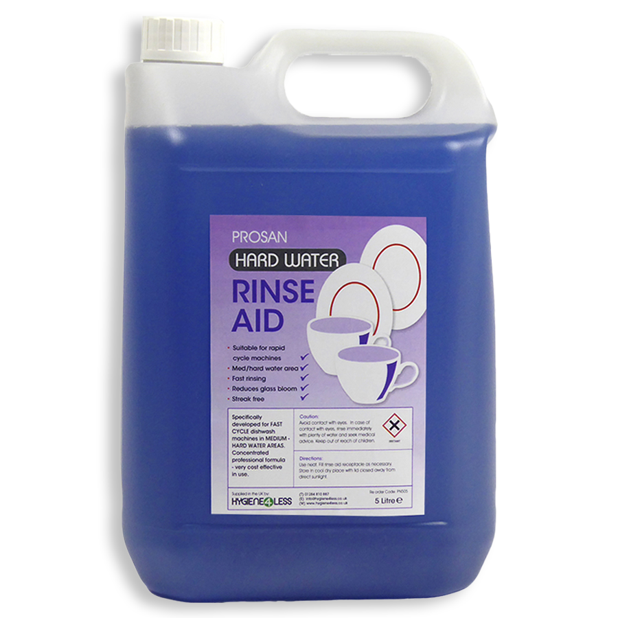 Rinseaid - Premium Fast Rinse Additive - 5 Litre - hygiene4less