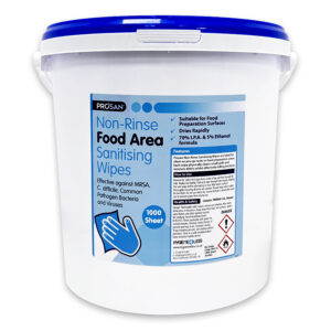 PN116 1000 sheet Non Rinse Food Wipe Bucket