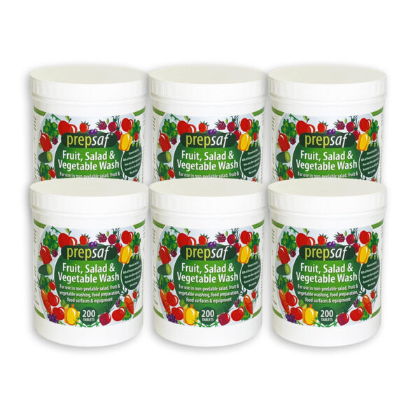 PN570 Prepsaf Salad Wash Tablets Case of 6