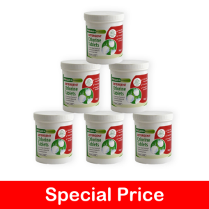 detergent chlorine tablet tubs case of 6