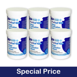 PN575 Purisaf Water Purifiation Tablets 6 Tub Offer