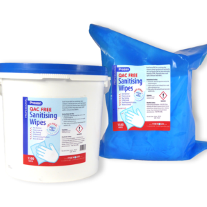 PN122 & PN123 QAC Free Wipes 1500 Bucket & Refill