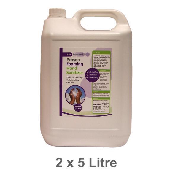 PN6046 2 x 5L Alcohol Free Foaming Hand Sanitiser