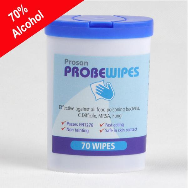 PN138 70% Alcohol Probe wipes - 70 per tub