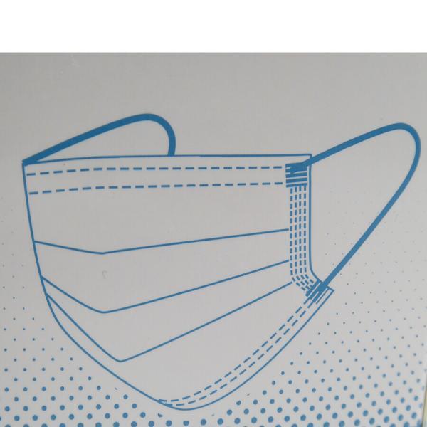 IIR Type 2R 3 Ply Medical Grade Personal face Masks - 50 Masks Plus FREE 2 x 100ml Hand Sanitiser Spray - Image 3