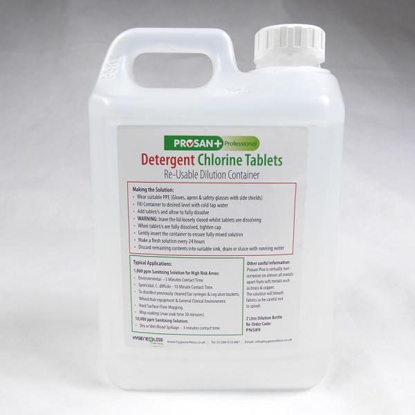 PN589 Re-Usable Dilution Container - directions