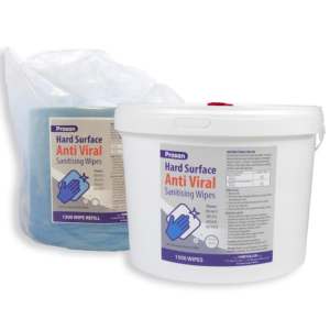 PN1031 Hard Surface Anti-Viral Sanitising Wipes Bucket & Refill
