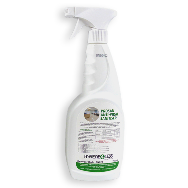 Antiviral Sanitiser 750ml Spray & 5 Litre Refills - Image 2