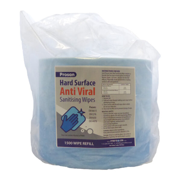 PN1062 Anti Viral Hard Surface San Wipes 1500 Refill