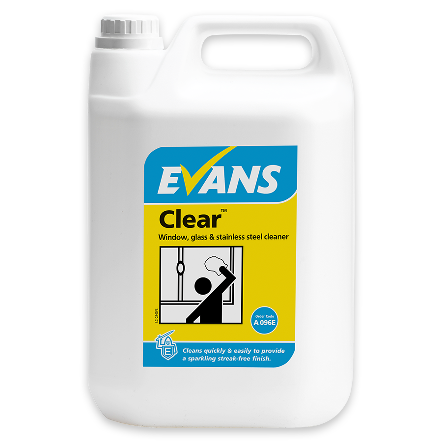 PN1426 Evans Clear Glass Cleaner 5L