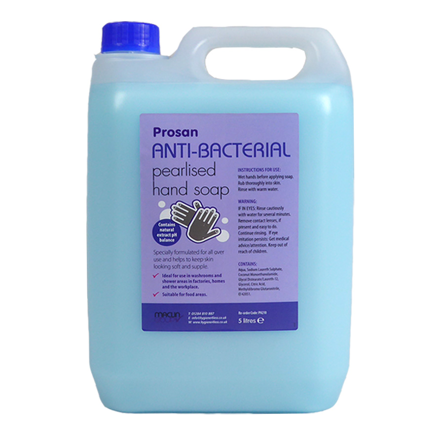 4 x 5L Anti Bacterial Hand Soap