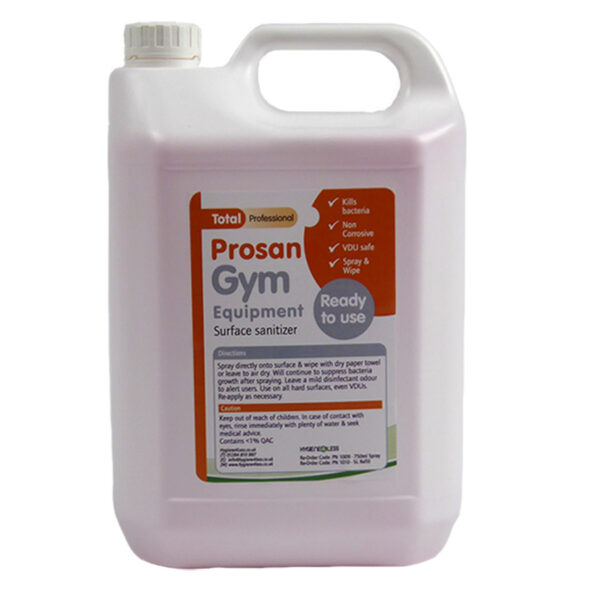 Gym Sanitizer Spray Refill - 5 Litre. Saves money and packaging.