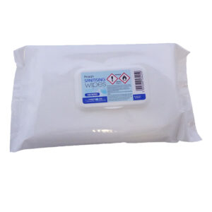 PN1063 - Perspex Screen Sanitising Wipes - 100 sheet pouch
