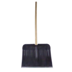 PN1121 Snow Shovel Wooden Pole Black Scoop