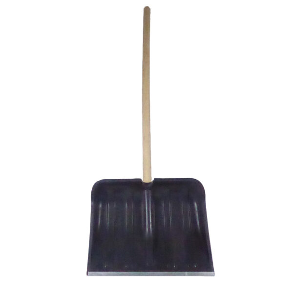 PN1121 Snow Shovel Wooden Pole Black Scoop