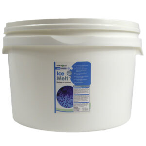 Ice Melt Granules Prills in 20Kg Bucket. Keeps Granules dry for easy handling & Storage.