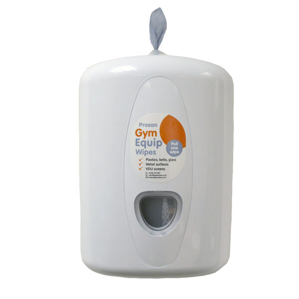 White Gym Wipes Dispenser PN1521