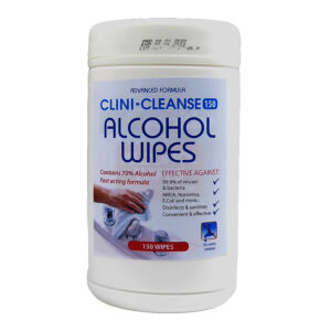 PN313 Cini-Cleanse 150 70% Alcohol Wipes
