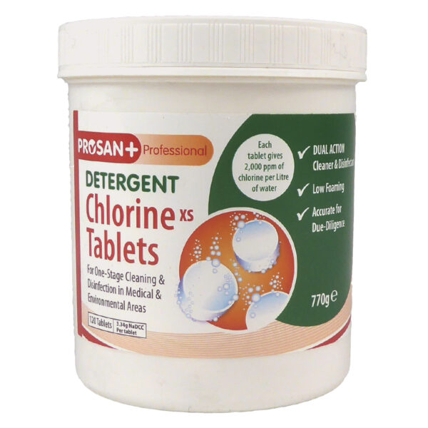Prosan + Detergent Chlorine XS Tablets (Extra Strength)