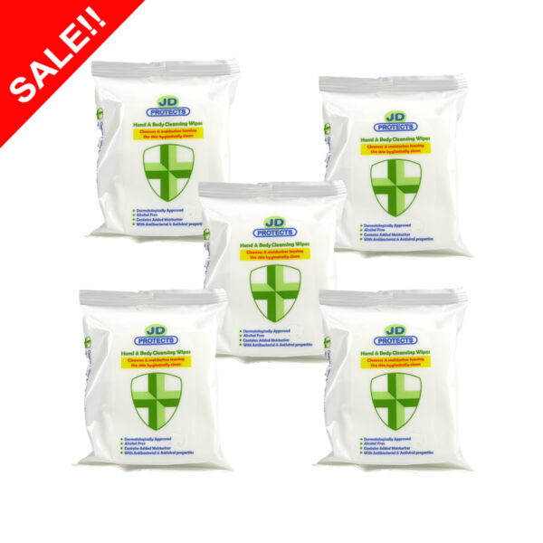 PN312 5 x Pack of JD Wipes SALE