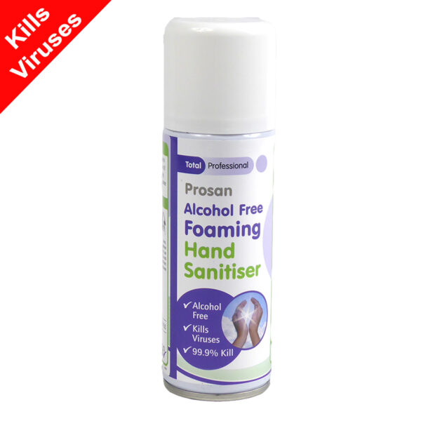 PN6047 Prosan 200ml Aerosol Alcohol Free Foaming Hand Sanitiser