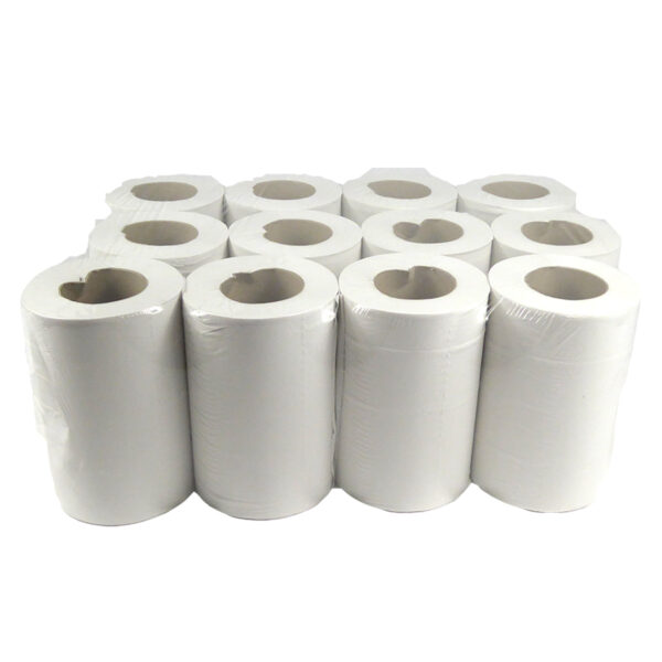 PN406 Mini White Centre Feed Roll Pack of 12