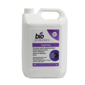 Single Pass Carpet & Upholstery Cleaner 5 Litres dilutable up to 250 Litres depending on stain severity