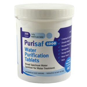 Purisaf Water Purification 200 Tablets per pot