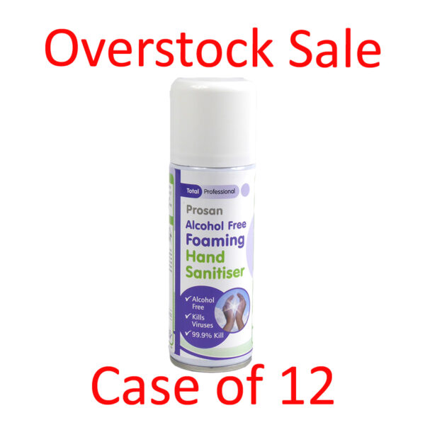 PN6047 Alcohol Free Hand Sanitiser Aerosol - overstock sale