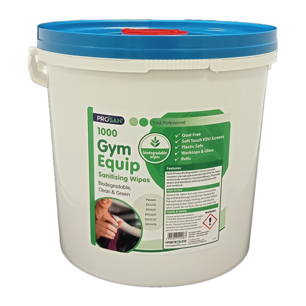 PN1040 Biodegradable Gym Wipes - 1000 Sheet Bucket