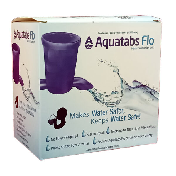 PN562 Aquatabs Flo - Each Cartridge treats 30k - 90k Litres of water dependant on flow rate etc.