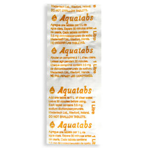 PN529 Aquatab 3.5mg Emergency water treatment Tablets
