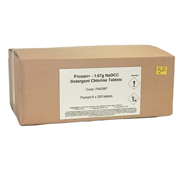 PN539P Case Detergent Chlorine Tablet Pouches