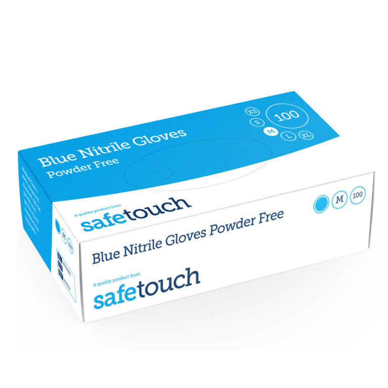 Nitrex - Nitrile Long Blue Powder Free Disposable Gloves - 100 Pack