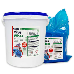 PN319 1500sht Virus Wipes Bucket & Refill Bags